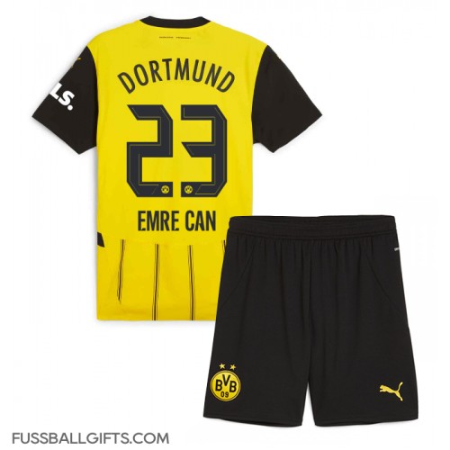 Borussia Dortmund Emre Can #23 Fußballbekleidung Heimtrikot Kinder 2024-25 Kurzarm (+ kurze hosen)